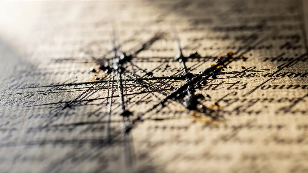 Détail de ratures et corrections sur une page de manuscrit littéraire ancien